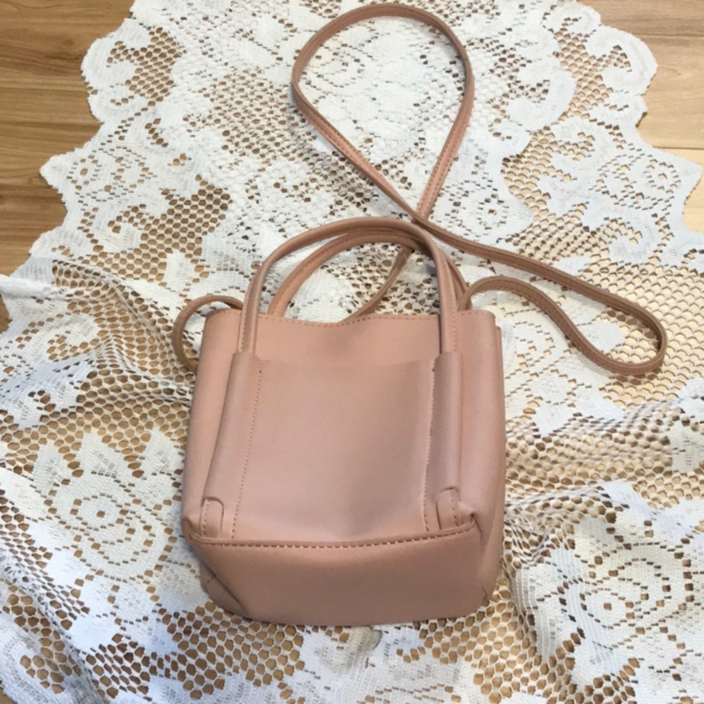 Miniso blush pink cross body bag
